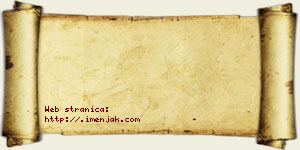 Jovana Zeljković vizit kartica